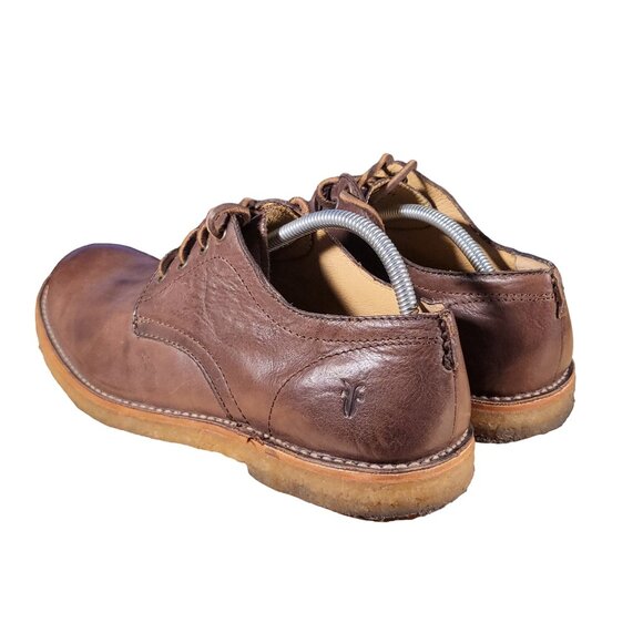 Frye Oxford Shoes Men Sz 12 D Brown Leather Lace Up Low Top main image 8